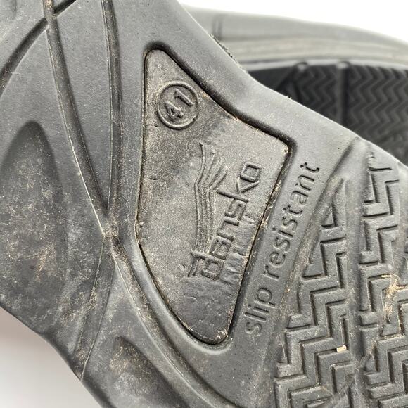 Dansko Women’s Shaina Black Tumbled Pull Up Slip On Size 41 Clog Slip Resistant - Picture 9 of 9